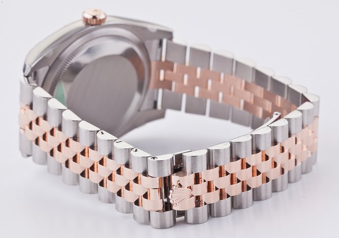 Rolex 116231 brown floral diamonds dial Jubilee Datejust Ladies 36mm - фото 10