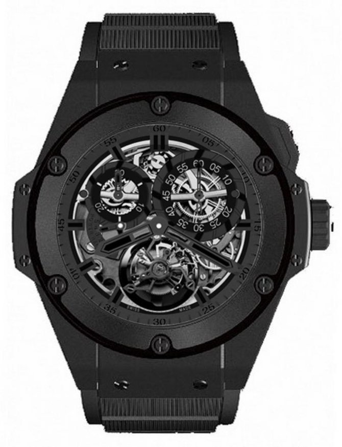 Hublot 708.CI.0110.RX King Power Chrono Tourbillon All Black - фото 1