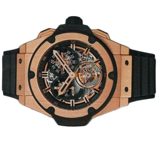 Hublot 708.CI.0180.RX King Power Chrono Tourbillon Gold - фото 2