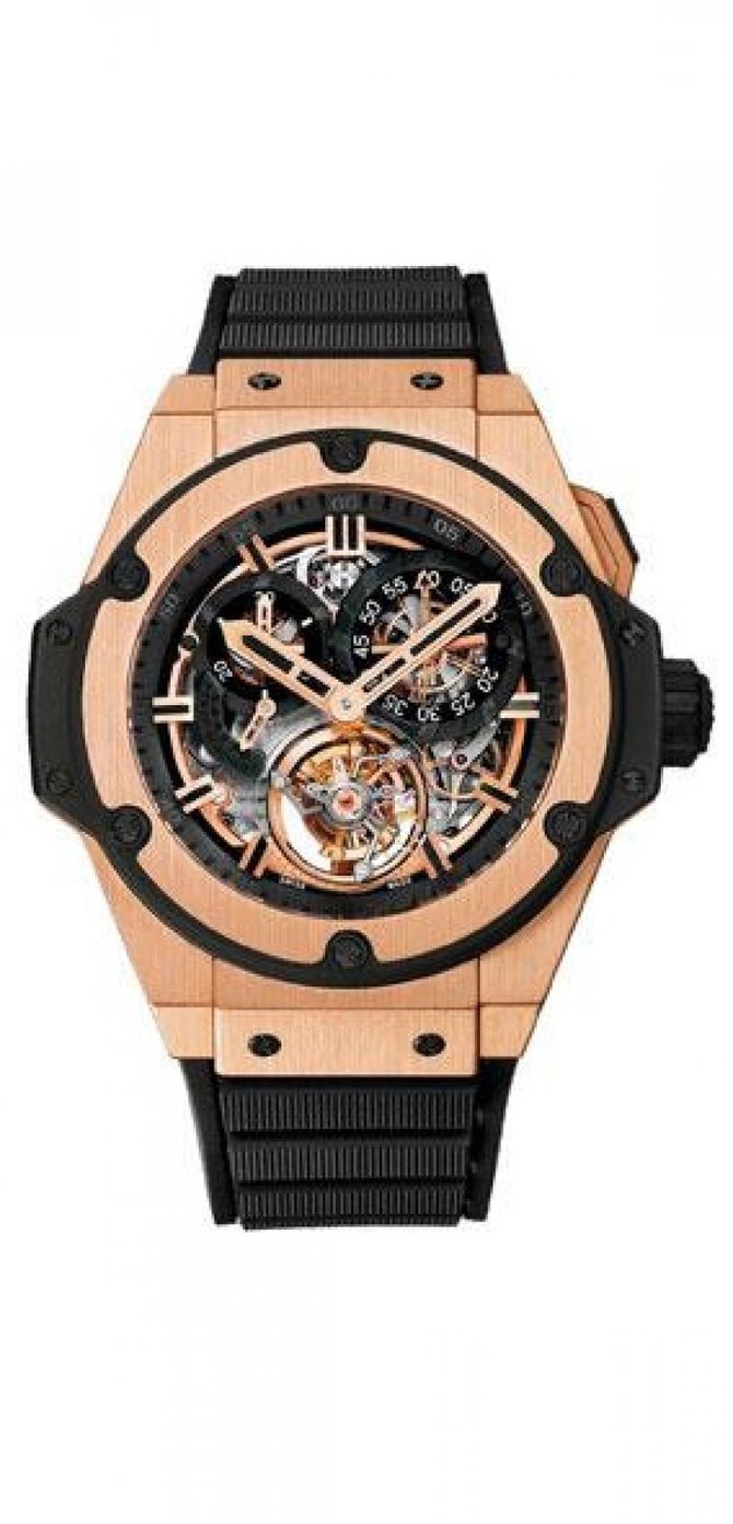 Hublot 708.PX.0180.RX King Power Chrono Tourbillon Gold - фото 1