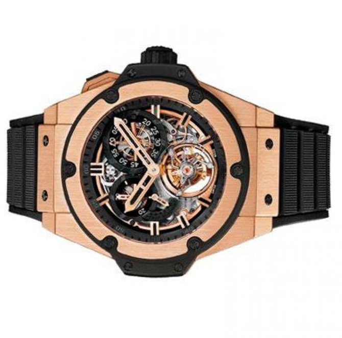 Hublot 708.PX.0180.RX King Power Chrono Tourbillon Gold - фото 2