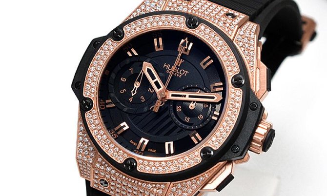 Hublot 715.PX.1128.RX.1704 King Power Foudroyante Gold - фото 1