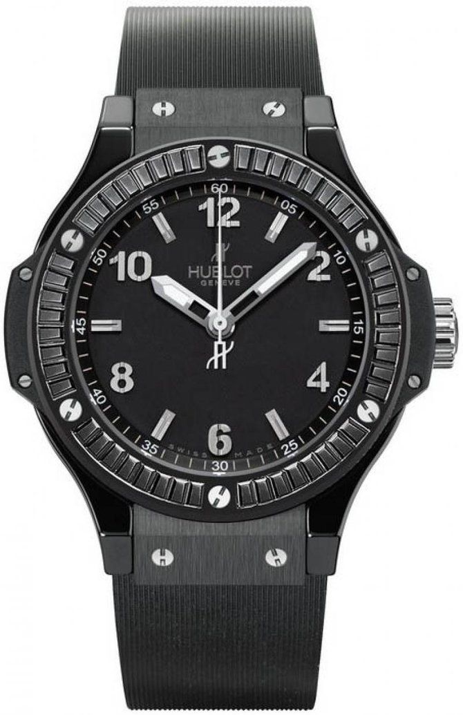 Hublot 361.CD.1270.RX.1900 Big Bang 38mm Ladies Black Ceramic Black Magic Carat