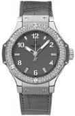 Hublot Часы Hublot Big Bang 38mm Ladies 361.ST.5010.LR.1104 Earl Gray Steel