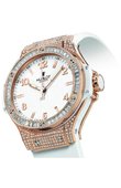 Hublot Big Bang 38mm Ladies 361.PE.2010.RW.0904 Red Gold All White Diamonds