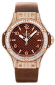 Hublot Часы Hublot Big Bang 38mm Ladies 361.PC.3380.RC.0904 Red Gold Cappuccino Diamonds