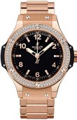 Hublot Часы Hublot Big Bang 38mm Ladies 361.PX.1280.PX.1104 Red Gold Diamonds