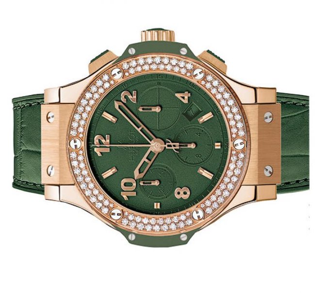 Hublot 341.PV.5290.LR.1104 Big Bang 41mm Ladies Dark Green Diamonds - фото 2