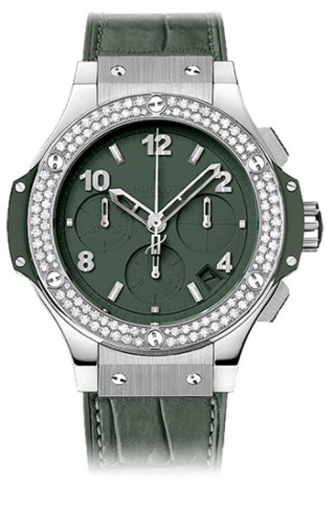 Hublot 342.SV.5290.LR.1104 Big Bang 41mm Ladies Dark Green Diamonds - фото 1