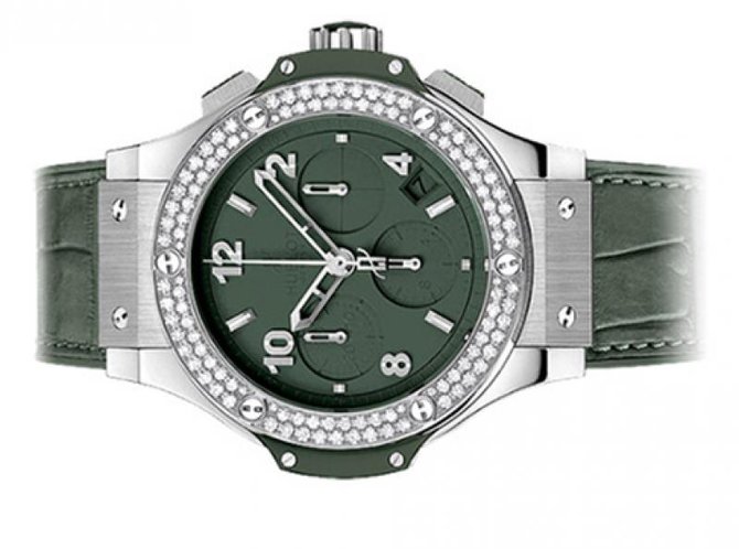 Hublot 342.SV.5290.LR.1104 Big Bang 41mm Ladies Dark Green Diamonds - фото 3