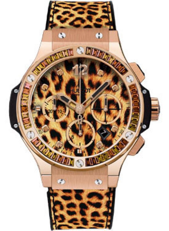 Hublot 341.PX.7610.NR.1976 Big Bang 41mm Ladies Leopard Gold - фото 1