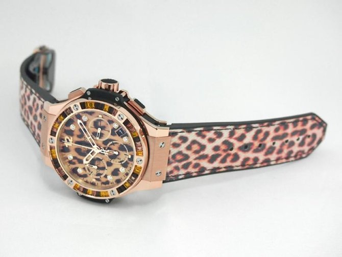 Hublot 341.PX.7610.NR.1976 Big Bang 41mm Ladies Leopard Gold - фото 3