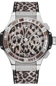 Hublot Часы Hublot Big Bang 41mm Ladies 341.SX.7717.NR.1977 Leopard Steel Snow