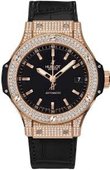 Hublot Часы Hublot Big Bang 38mm Ladies 365.PX.1180.LR.1704 Red Gold Diamonds