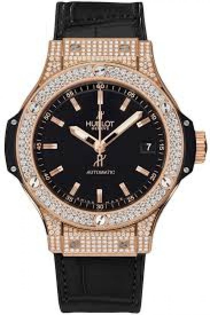 Hublot 365.PX.1180.LR.1704 Big Bang 38mm Ladies Red Gold Diamonds - фото 1