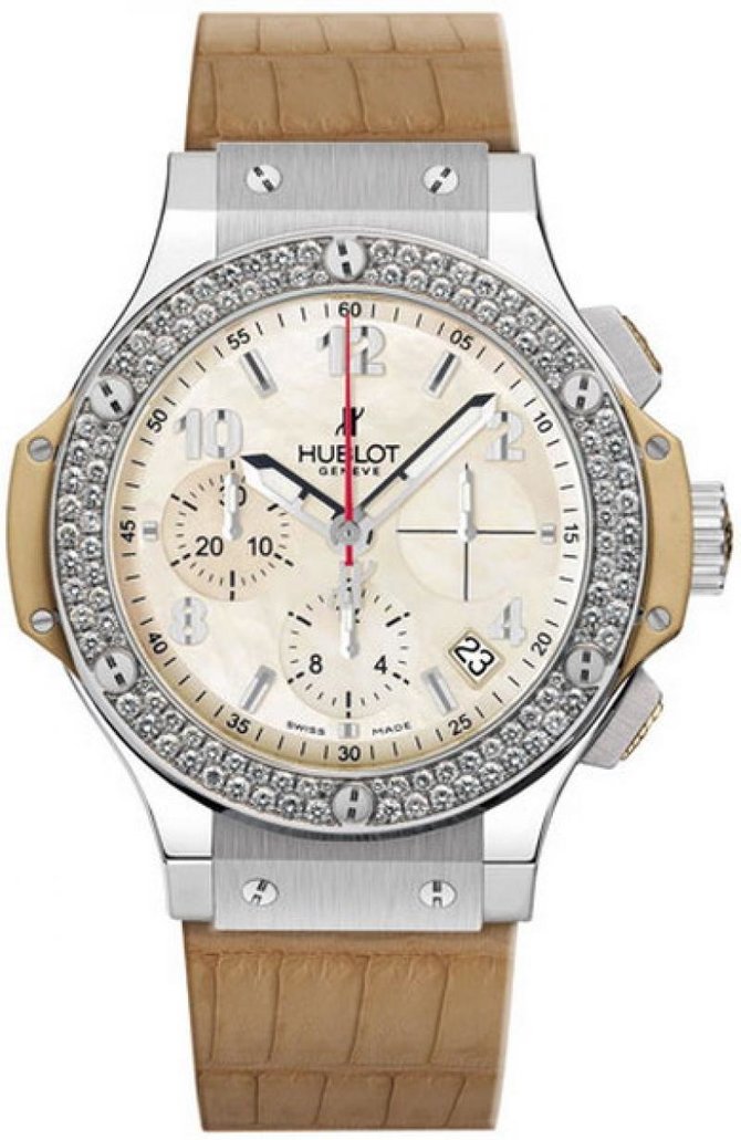 Hublot 341.SG.600.LS.114 Big Bang 41mm Ladies Steel Madre Perla - фото 1