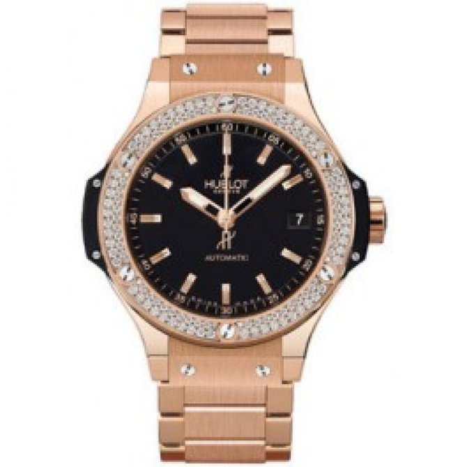 Hublot 365.PX.1180.PX.1104 Big Bang 38mm Ladies Red Gold Diamonds - фото 1