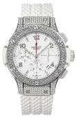 Hublot Часы Hublot Big Bang 41mm Ladies 341.SE.230.RW.174 Steel White St Moritz Diamonds