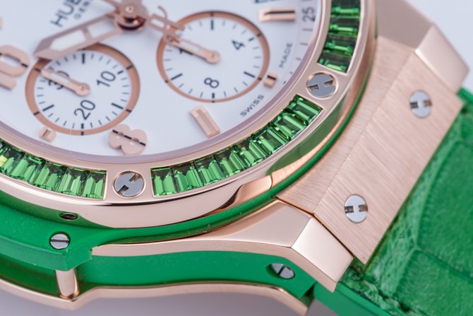 Hublot 341.PG.2010.LR.1922 Big Bang 41mm Ladies Tutti Frutti Chronograph Gold - фото 11