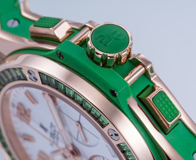 Hublot 341.PG.2010.LR.1922 Big Bang 41mm Ladies Tutti Frutti Chronograph Gold - фото 14