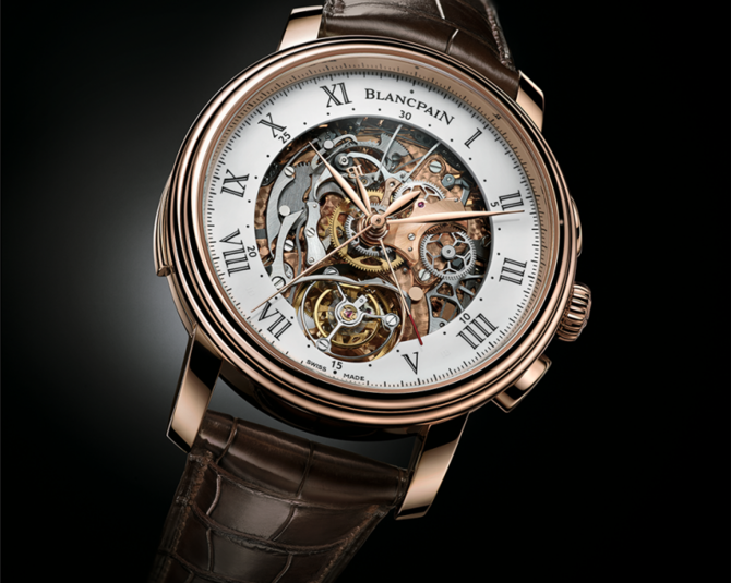 Blancpain 2358-3631-55B Le Brassus Blancpain Le Brassus Carrousel Repetition Minutes Chronographe Flyback  - фото 3