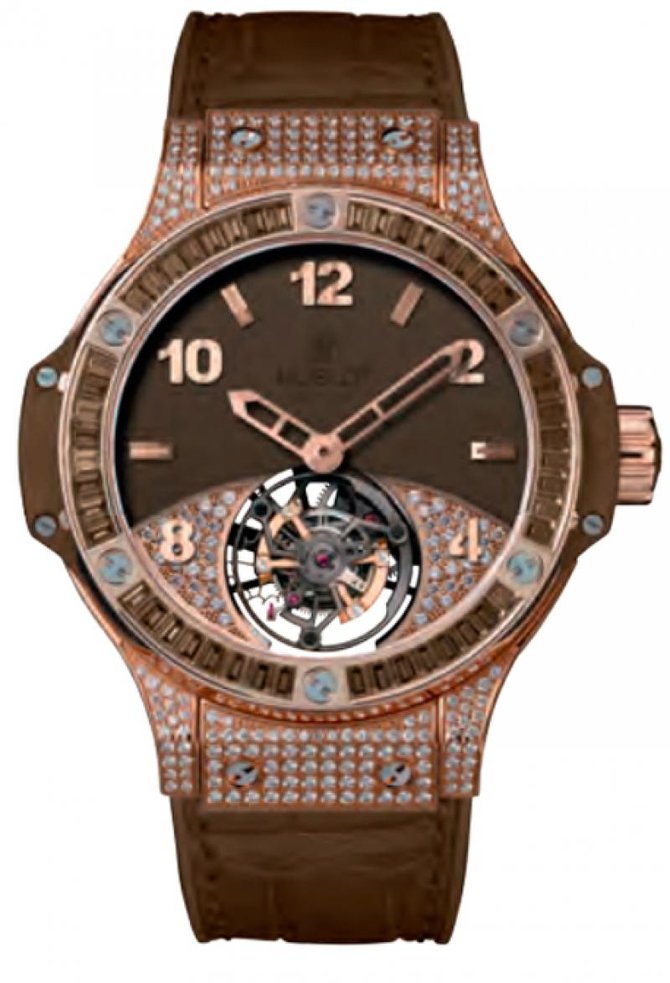 Hublot 341.PC.5490.LR.0916 Big Bang 41mm Ladies Tutti Frutti Tourbillon Pave - фото 1