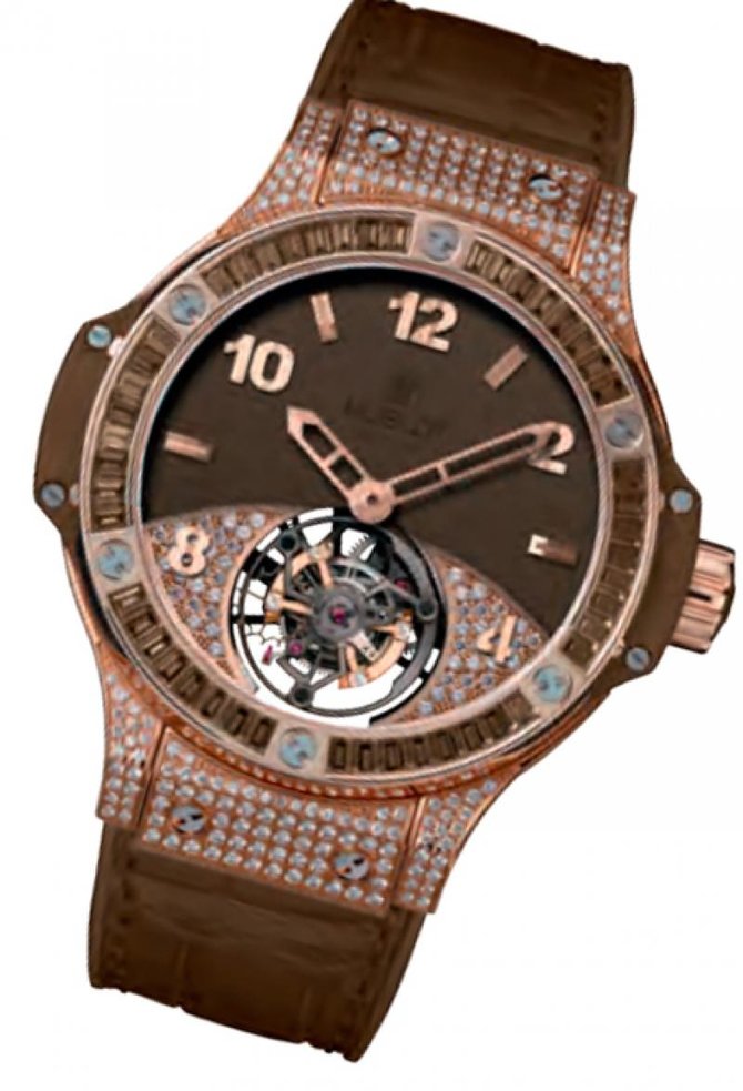 Hublot 341.PC.5490.LR.0916 Big Bang 41mm Ladies Tutti Frutti Tourbillon Pave - фото 3