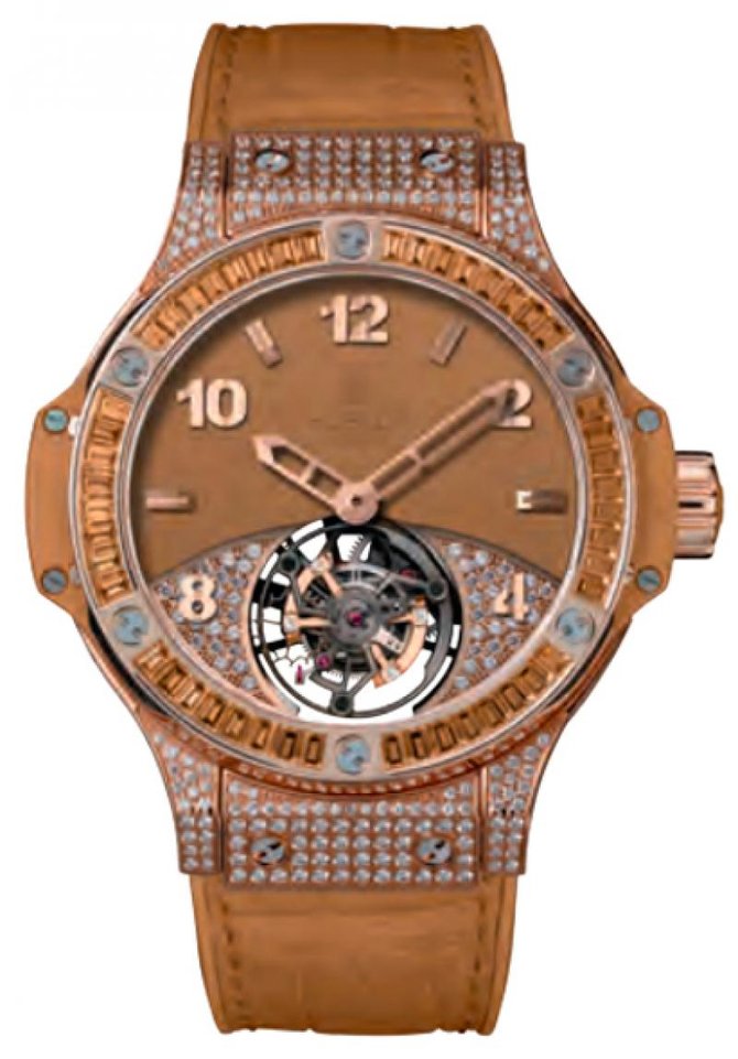 Hublot 345.PA.5390.LR.0918 Big Bang 41mm Ladies Tutti Frutti Tourbillon Pave - фото 1