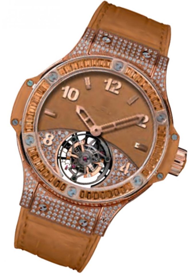 Hublot 345.PA.5390.LR.0918 Big Bang 41mm Ladies Tutti Frutti Tourbillon Pave - фото 3