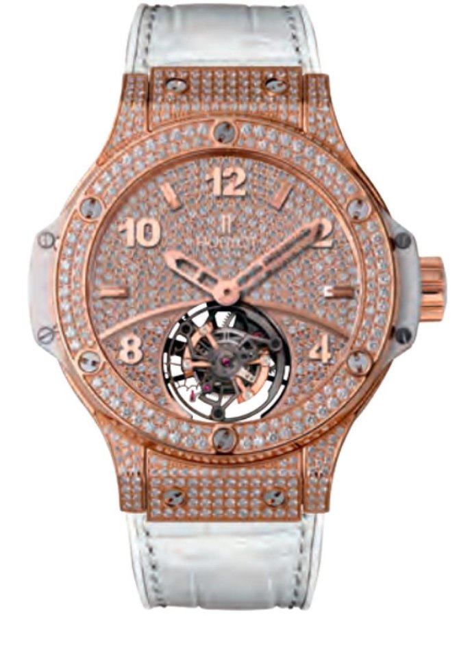 Hublot 345.PE.9010.LR.1704 Big Bang 41mm Ladies Tutti Frutti Tourbillon Pave - фото 1