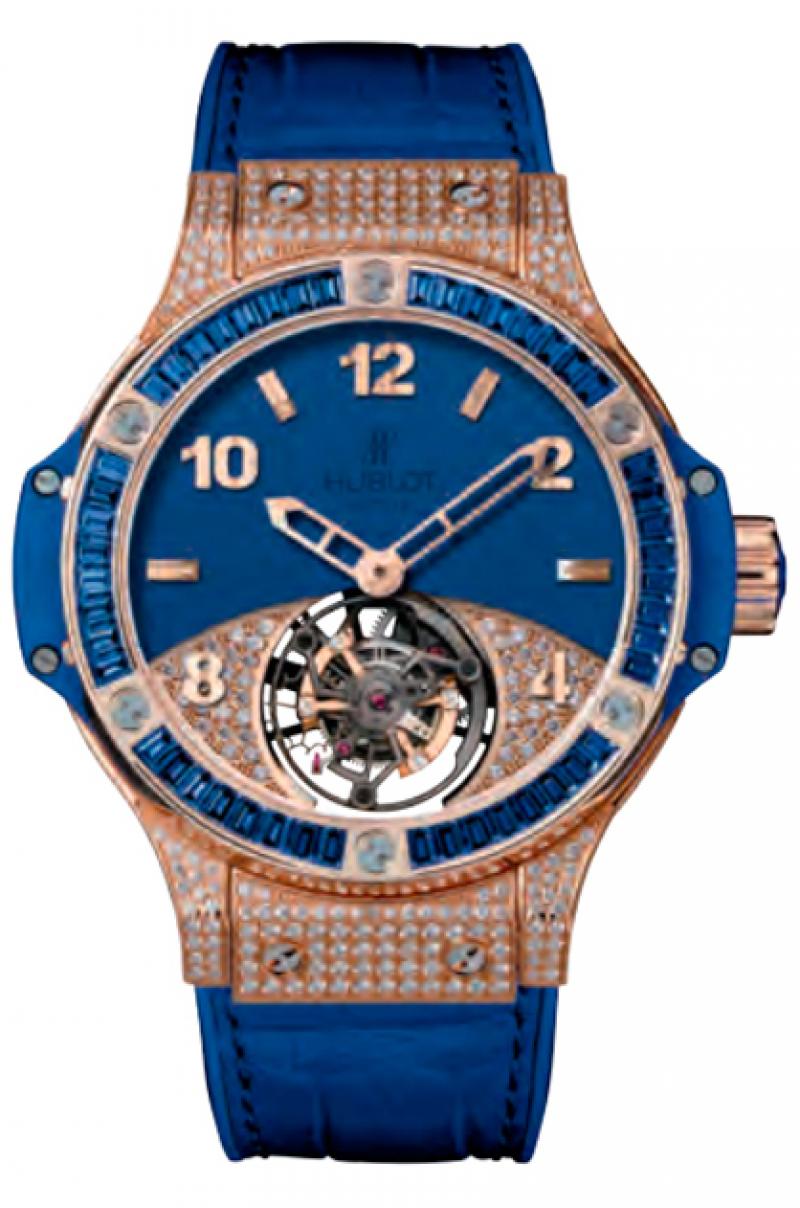 345.PL.5190.LR.0901 Hublot Tutti Frutti Tourbillon Pave Big Bang 41mm Ladies