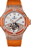 Hublot Часы Hublot Big Bang 41mm Ladies 345.PO.2010.LR.0906 Tutti Frutti Tourbillon Pave
