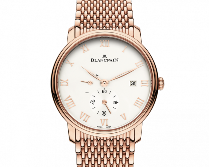 Blancpain 6606-3642-MMB Villeret Ultra-Slim Hand-Winding 40mm Small Seconds Power Reserve - фото 1