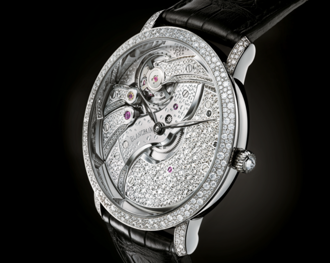 Blancpain 6616-9400-55B Villeret MOUVEMENT INVERSÉ SERTI NEIGE - фото 3