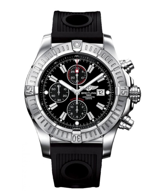 A1370C1 SS-Black-Rub Breitling Super Avenger