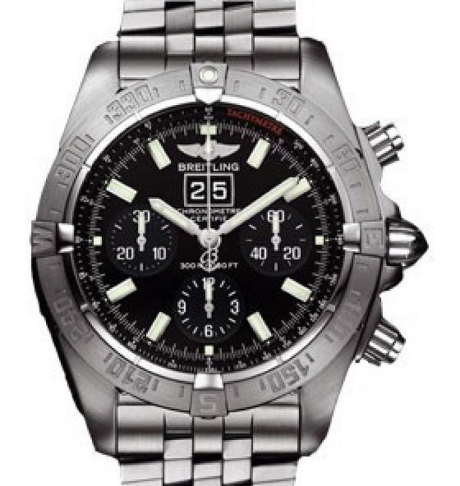 Breitling A4459C0 Black-SS Chronomat Blackbird