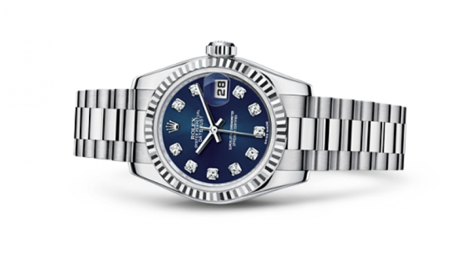 Rolex M179179-0021 Datejust Ladies 26mm White Gold - фото 3