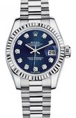 Rolex Datejust Ladies M179179-0021 26mm White Gold