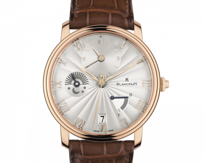 Blancpain 6665-3642-55B Villeret Quantieme Complet Demi-Savonnette - фото 1