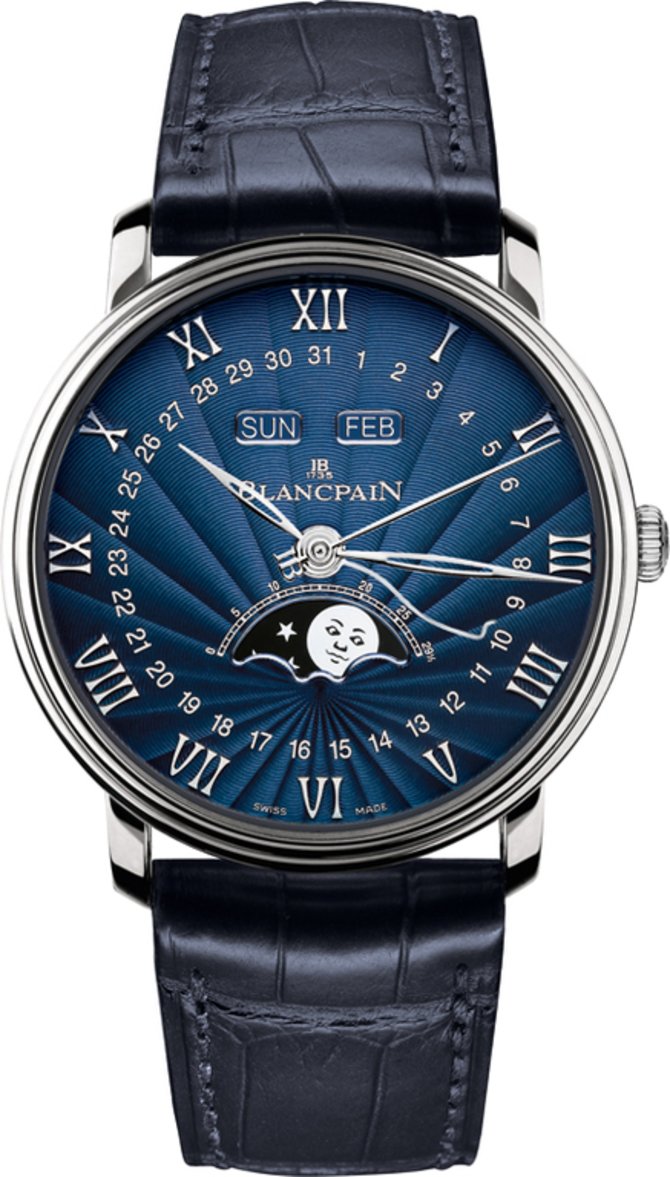 Blancpain 6654-1529-55B Villeret Moon Phase Complete Calendar 40mm - фото 1