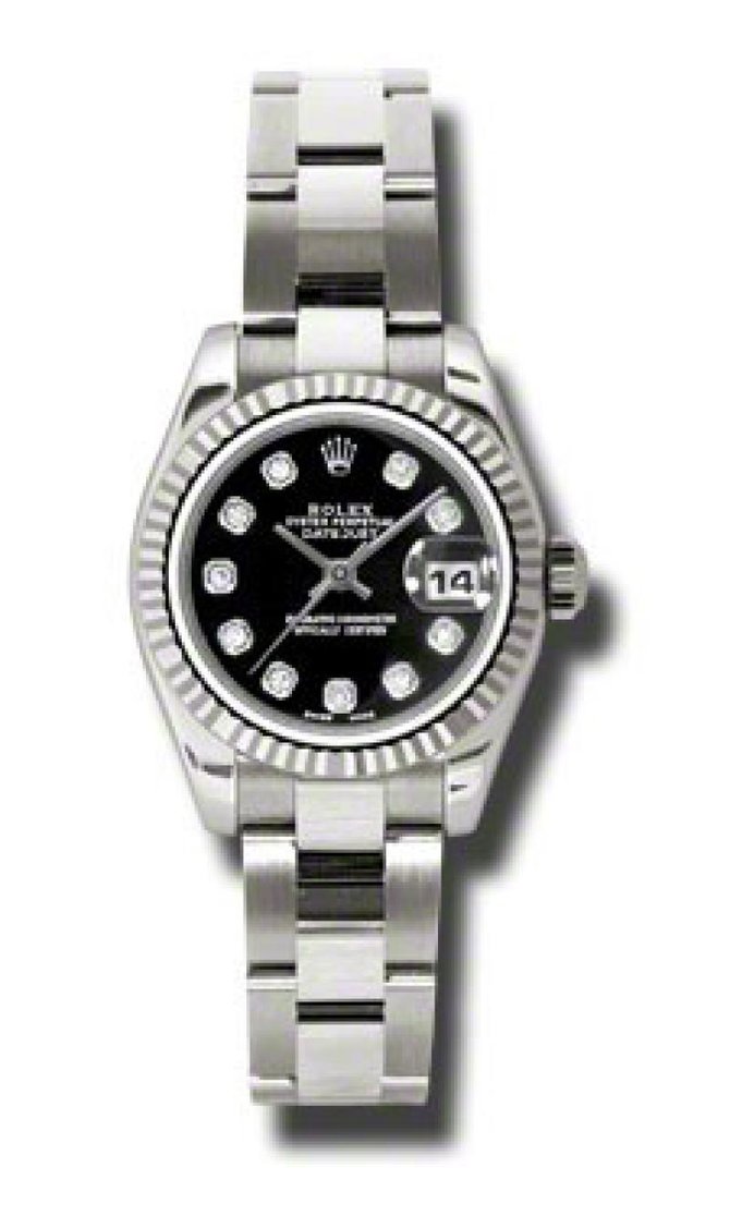 Rolex 179179 bkdo Datejust Ladies 26mm White Gold - фото 2