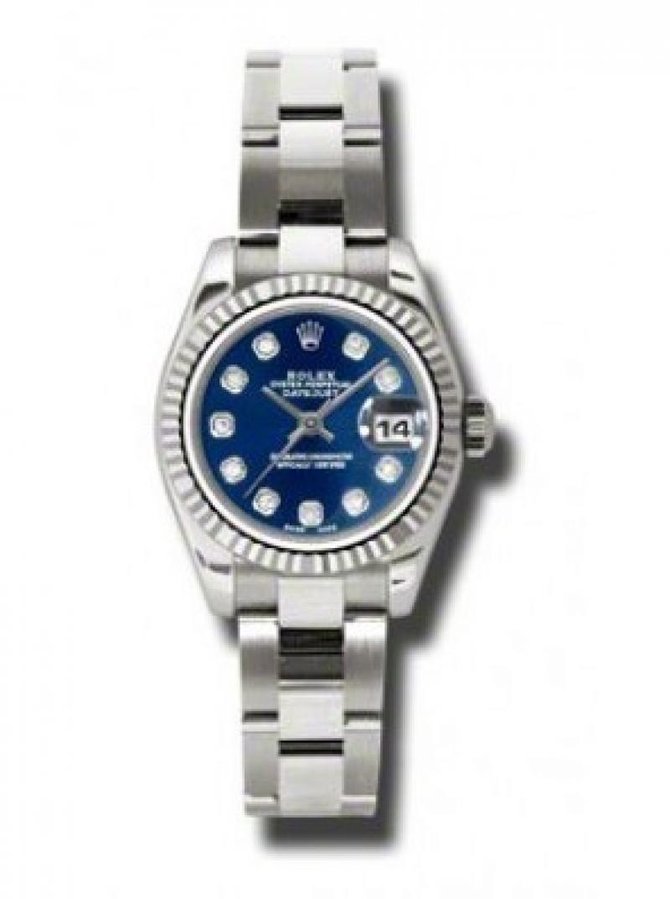 Rolex 179179 bdo Datejust Ladies 26mm White Gold - фото 3