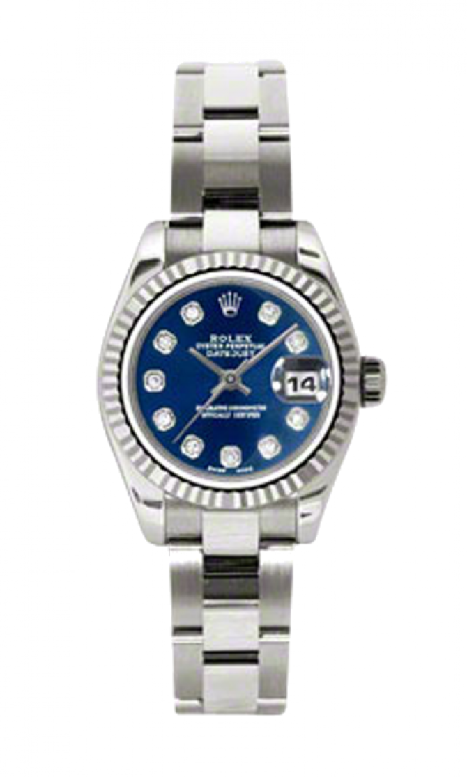 Rolex 179179 bdo Datejust Ladies 26mm White Gold - фото 1
