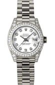 Rolex Часы Rolex Datejust Ladies 179159 wdp 26mm White Gold