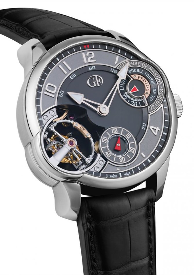 Greubel Forsey Double Tourbillon Asymetrique White Gold Double Tourbillon 30° Double Tourbillon Asymetrique White Gold - фото 1