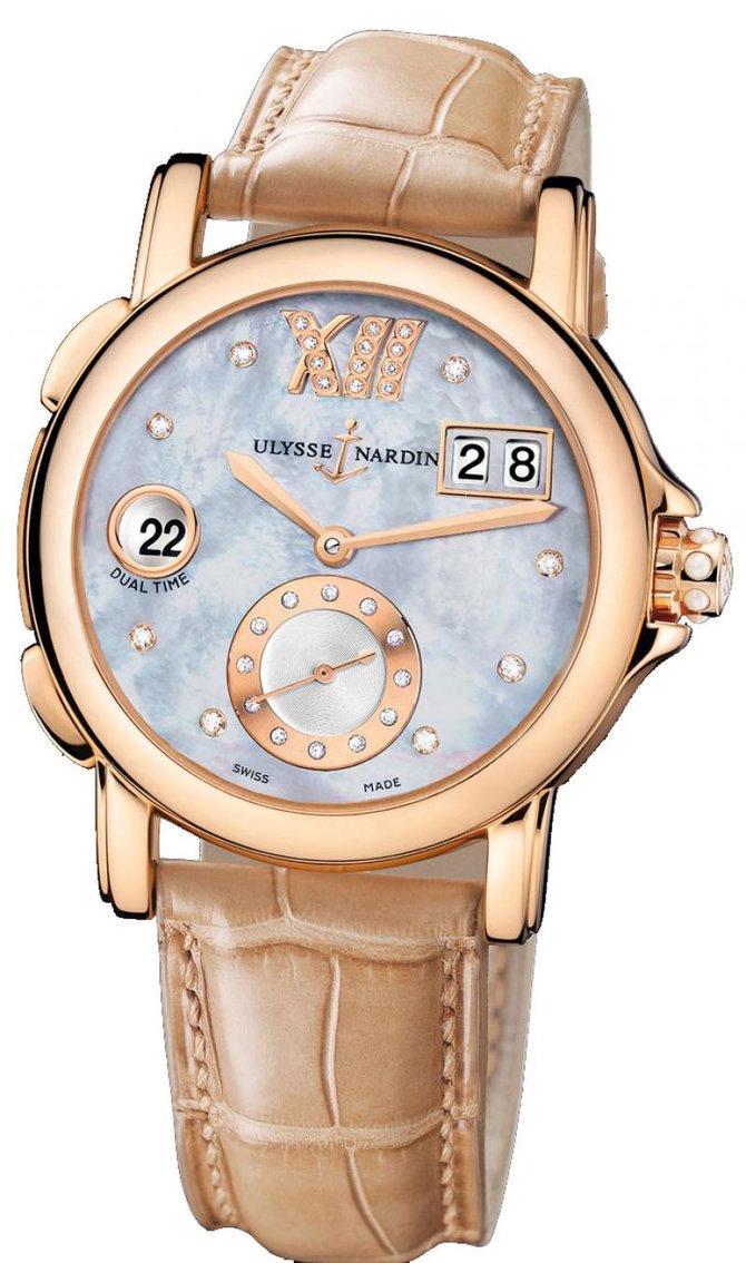 Ulysse Nardin 246-22/392 Dual Time Ladies GMT Big Date 37mm