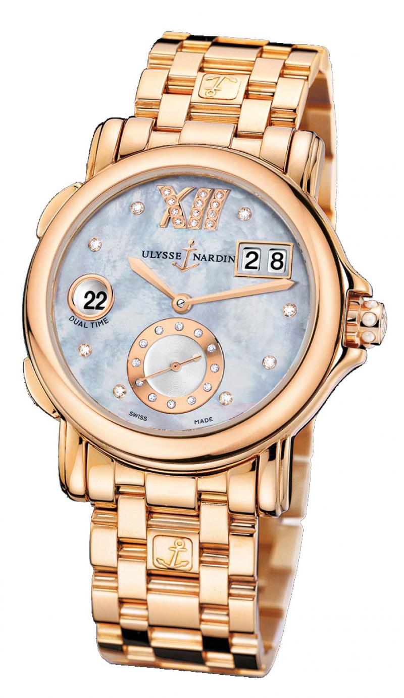 246-22-8/392 Ulysse Nardin GMT Big Date 37mm Dual Time Ladies