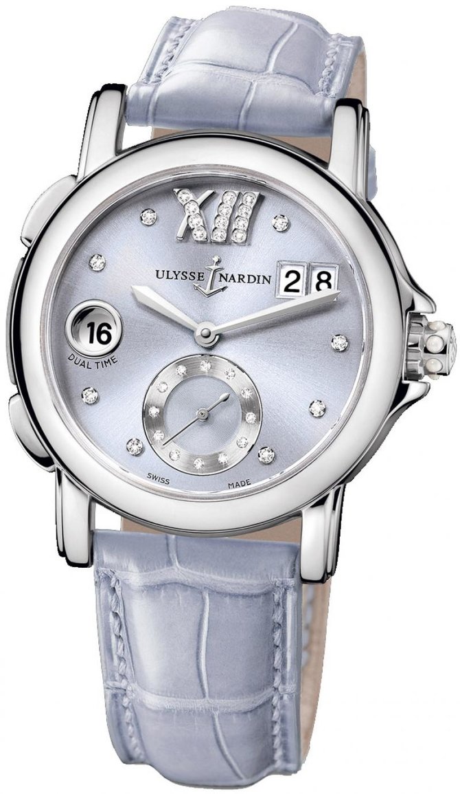 Ulysse Nardin 243-22/30-07 Dual Time Ladies GMT Big Date 37mm