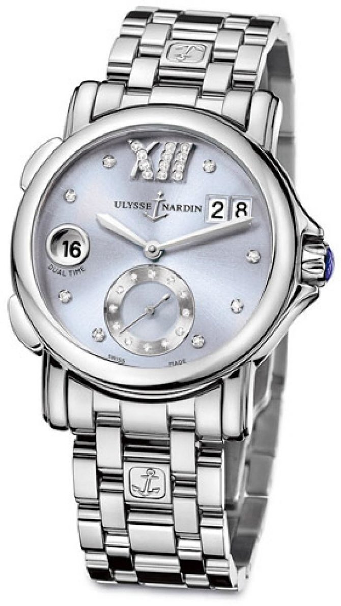 Ulysse Nardin 243-22-7/30-07 Dual Time Ladies GMT Big Date 37mm