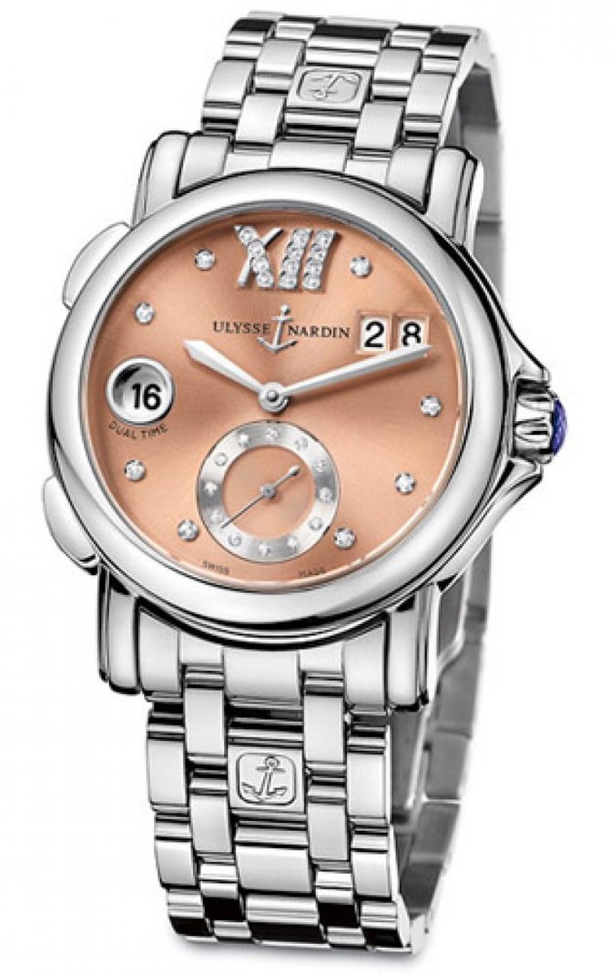 Ulysse Nardin 243-22-7/30-09 Dual Time Ladies GMT Big Date 37mm